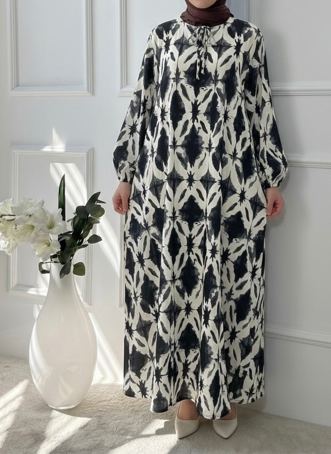 Abaya mit Muster