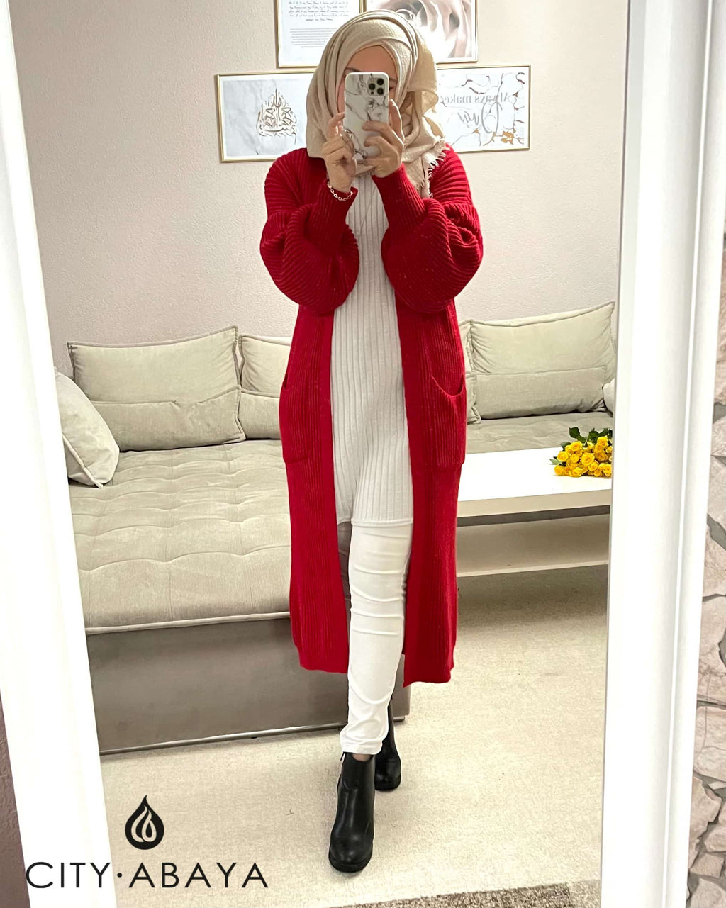 Pump Strickjacke