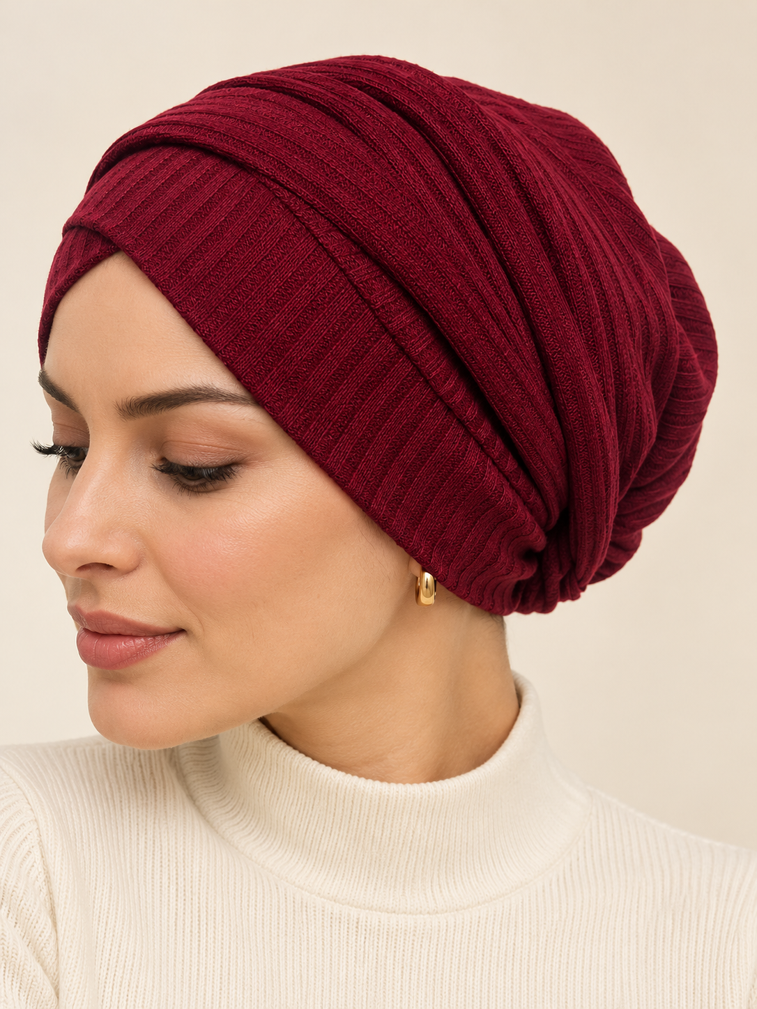 Turban Cozy Cross mit Schnur