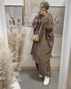 Khimar mit Hose Schlamm