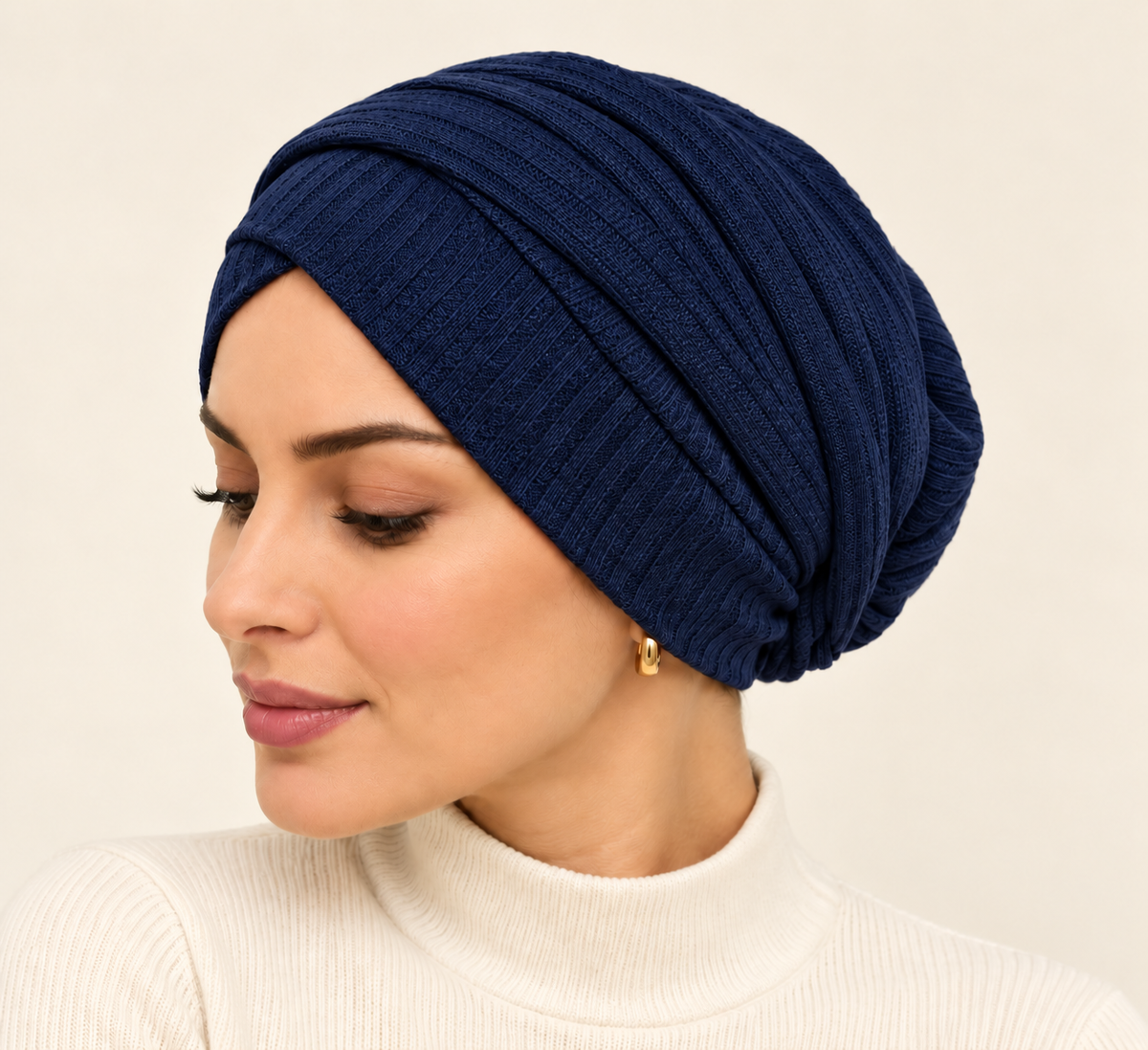 Turban Cozy Cross mit Schnur