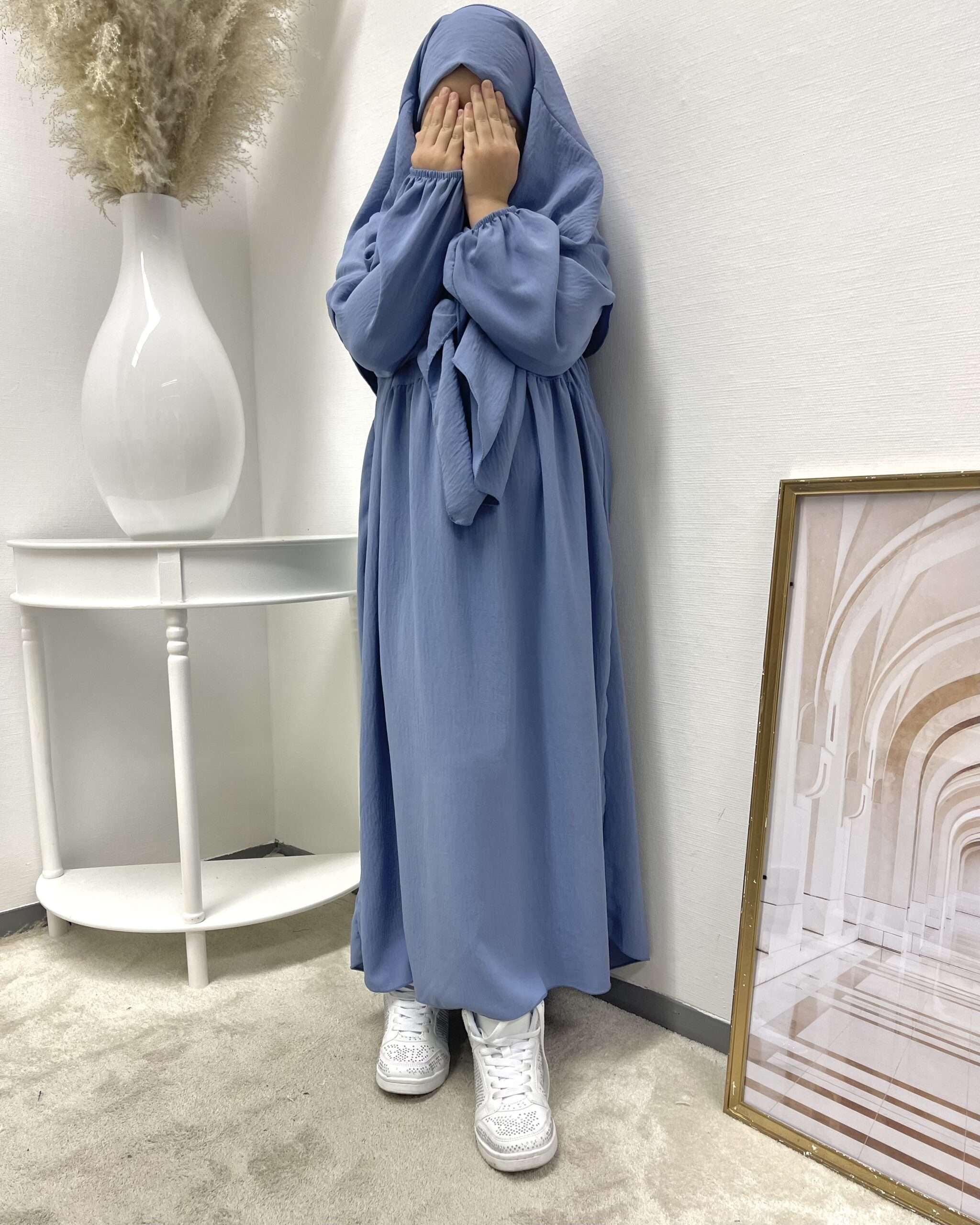 Kids Abaya mit Khimar