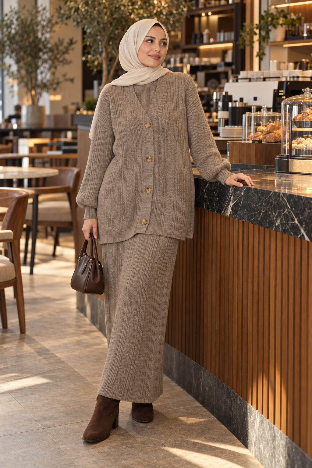 Qamar Strick Set