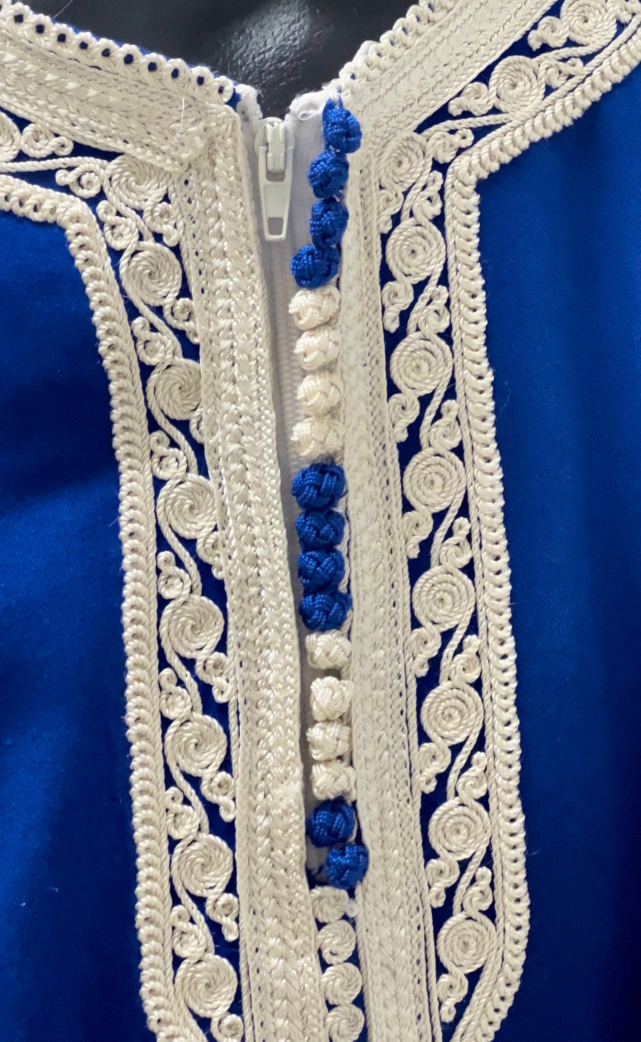 Blau/Beige