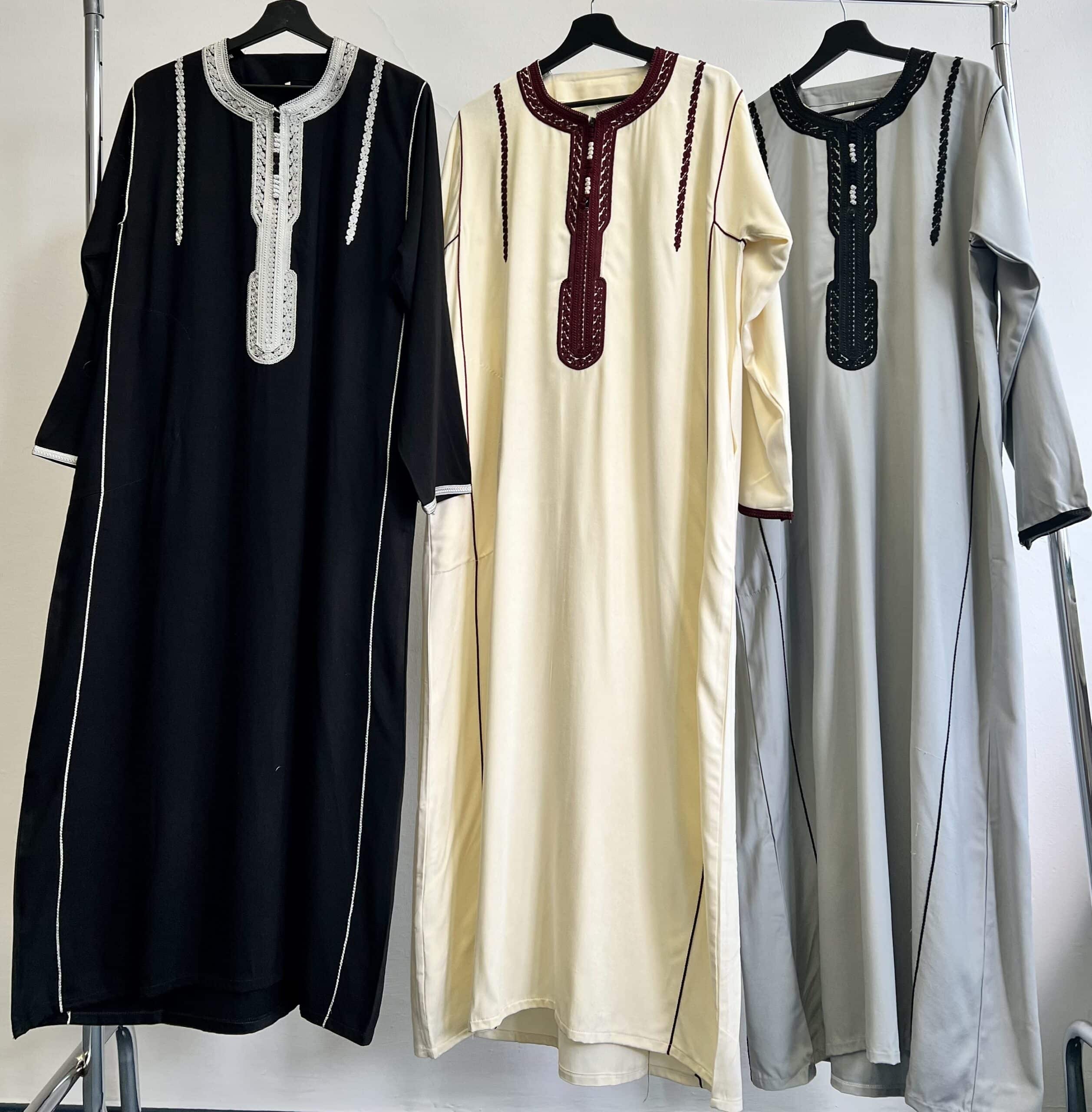 Männer Abaya Langarm