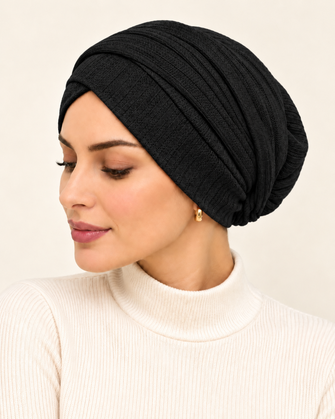 Turban Cozy Cross mit Schnur