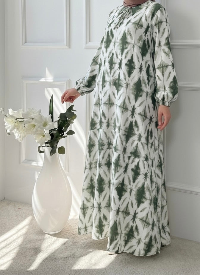 Abaya mit Muster