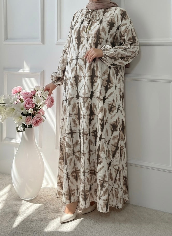 Abaya mit Muster