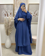 Khimar mit Rock Royalblau