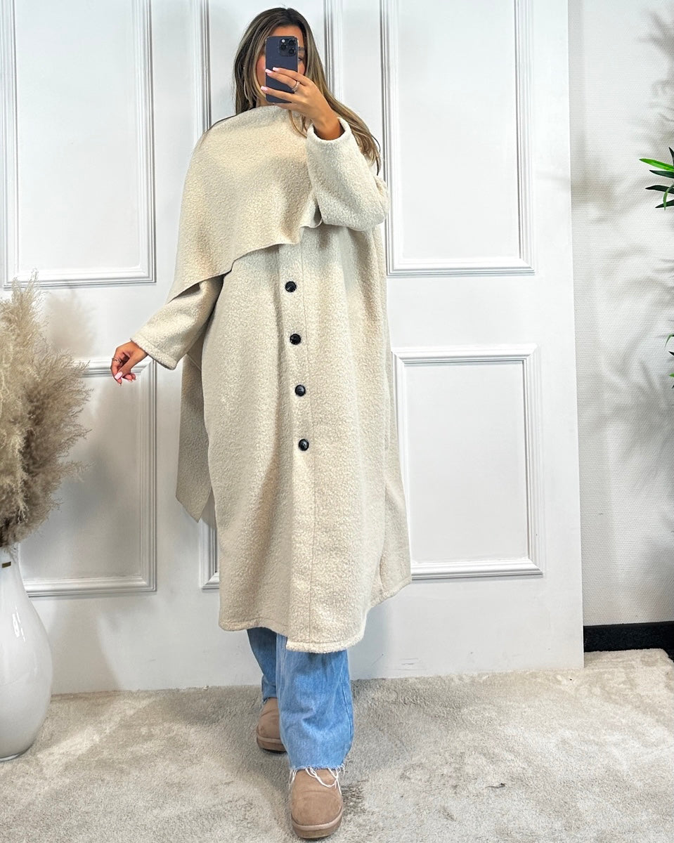 Jacke mit Schal