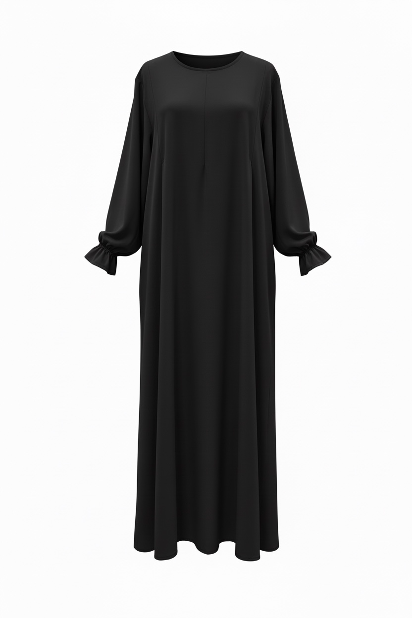 Abaya mit Reisverschluss
