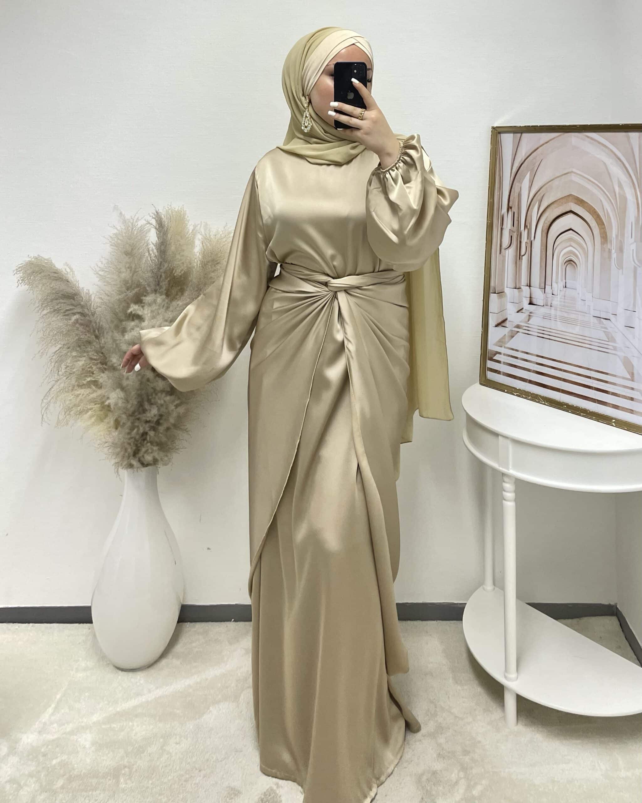 Satin Dress Halima