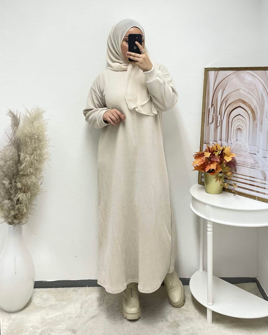 Cordmidikleid