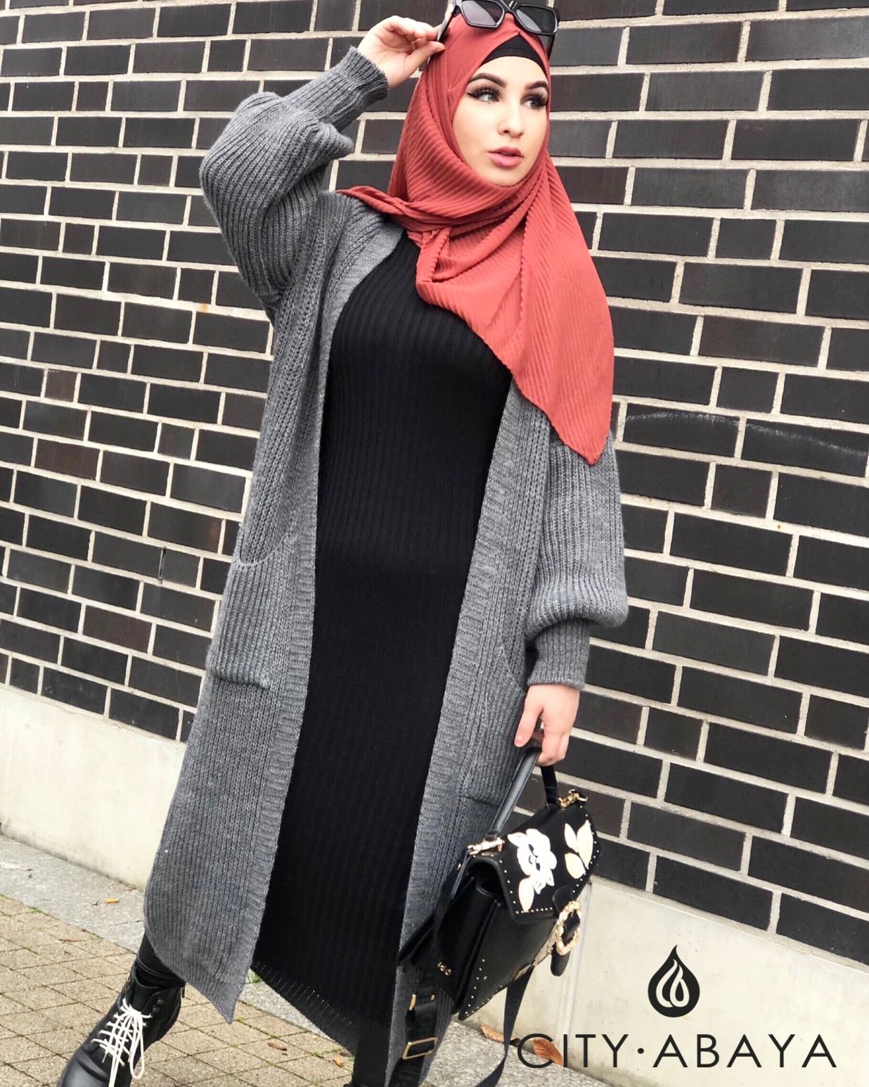 Pump Strickjacke